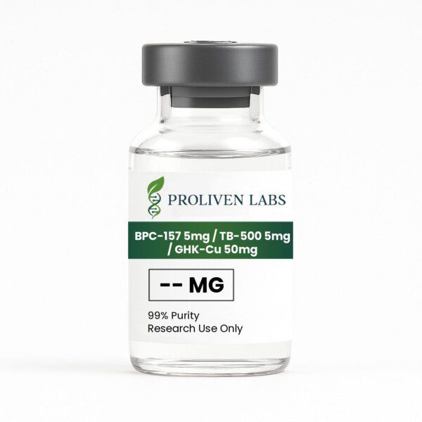 Glow Peptide Blend (BPC-157 5mg / TB-500 5mg / GHK-Cu 50mg)