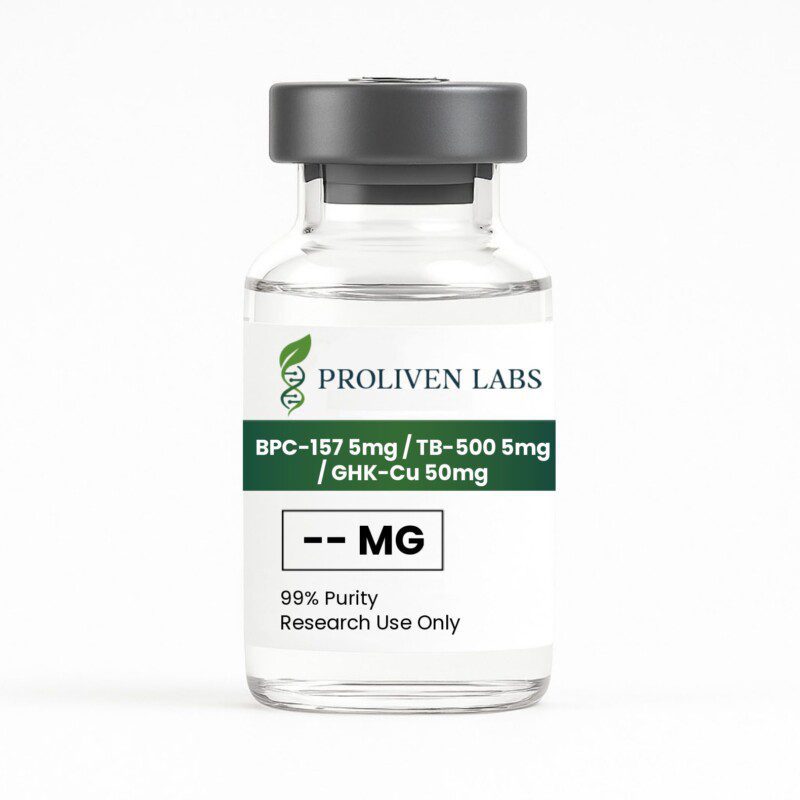 Glow Peptide Blend (BPC-157 5mg / TB-500 5mg / GHK-Cu 50mg)