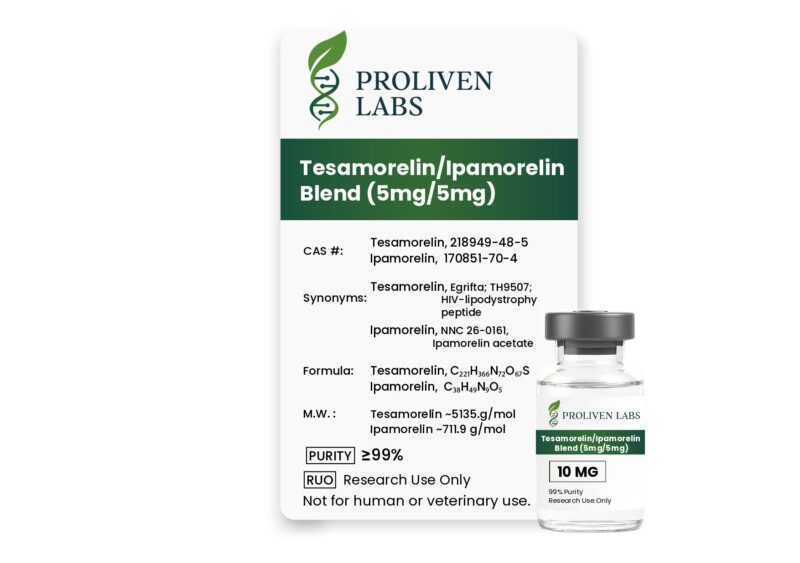 Tesamorelin/Ipamorelin Blend (5mg/5mg) - Image 2
