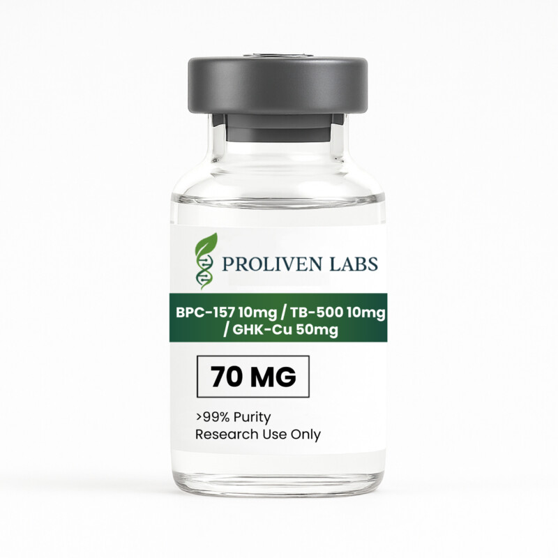 Glow Peptide Blend (BPC-157 10mg / TB-500 10mg / GHK-Cu 50mg)