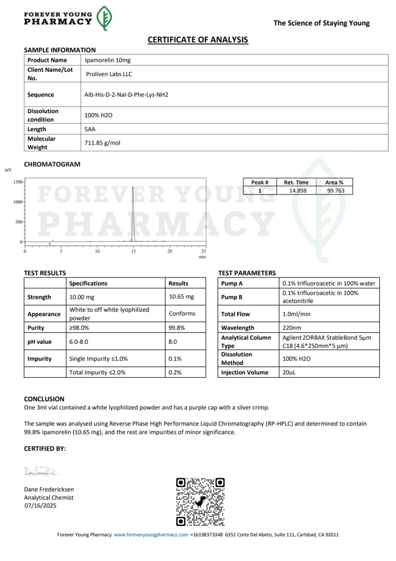 Ipamorelin 10 mg – Premium Research-Grade Peptide for Advanced Growth Hormone Studies - Image 4