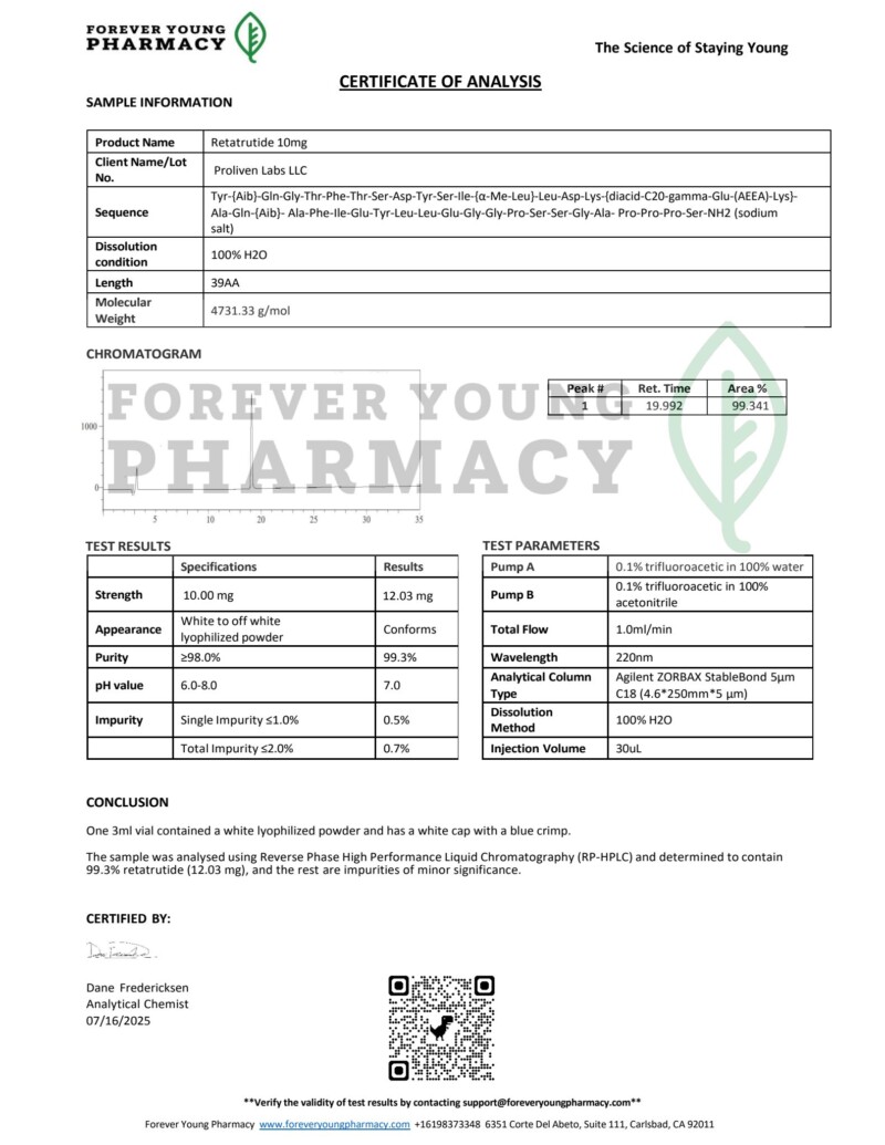 RETA 10mg Vial - Image 3