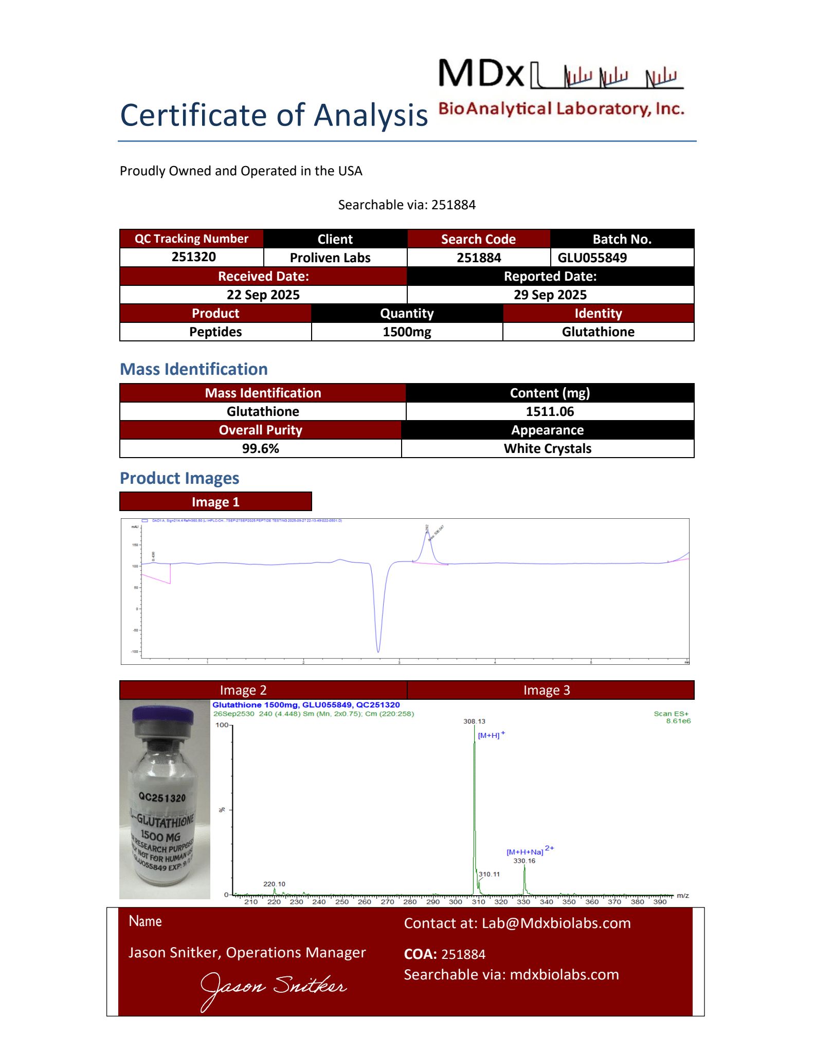 L- Glutathione (1500mg) - Image 3